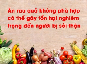 Sỏi thận không nên ăn món gì?